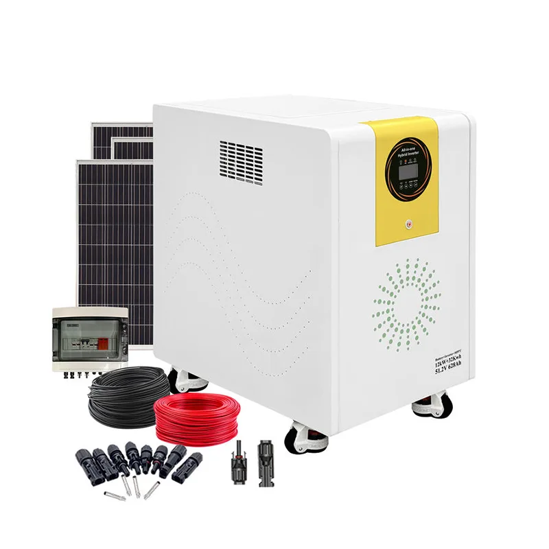เครื่องใช้ในบ้าน MPPT แบบ Off-Grid 12kw อินเวอร์เตอร์ 32kwh แบตเตอรี่