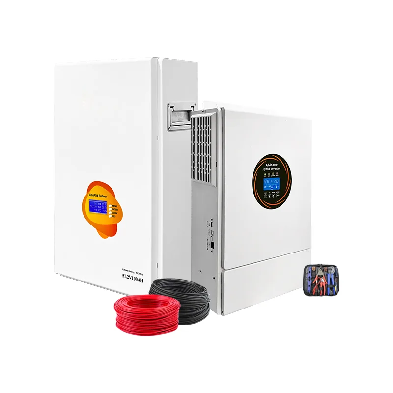 พลังงานแสงอาทิตย์ 10kw 48v Off grid Ess All in One Hybrid 310Ah 15kwh แบตเตอรี่สำรอง